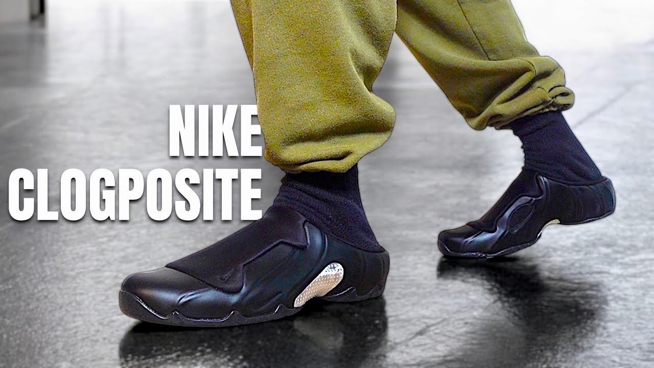 These Are Wild.. Nike Clogposite Black Metallic Silver