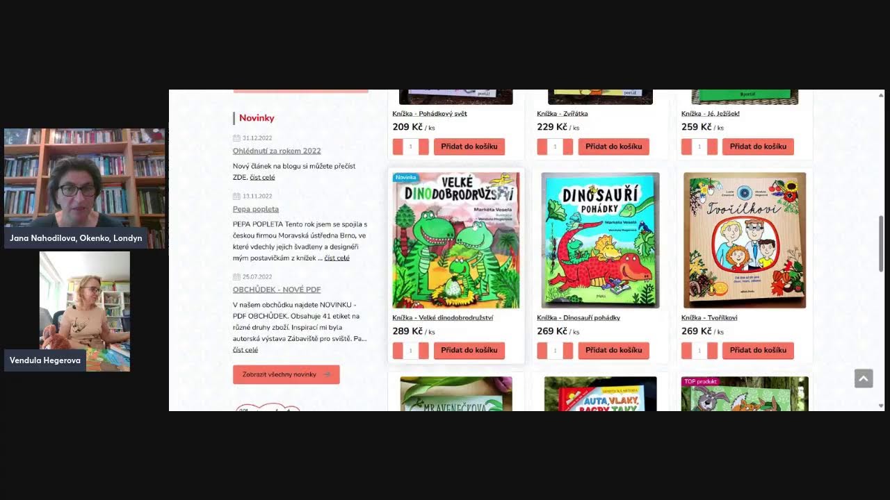 Ilustrátorka a autorka Vendula Hegerová - rozhovor a soutěž o knihy - OKÉNKOFEST25