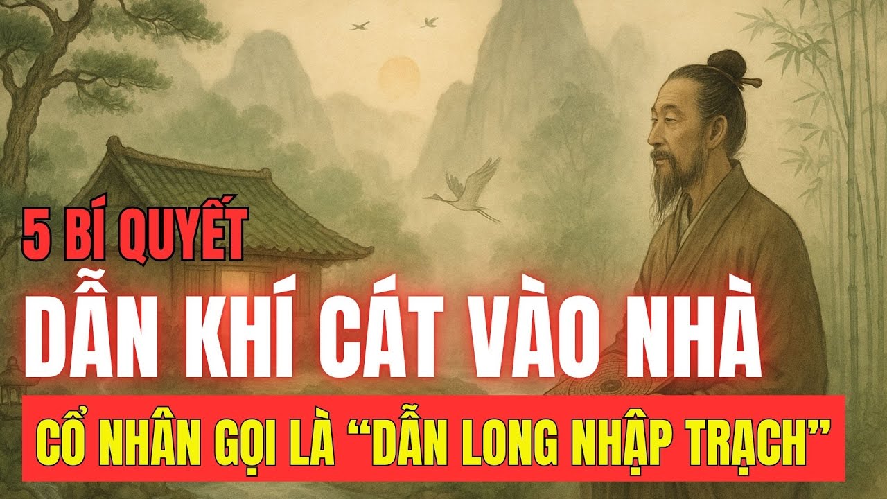 5 Bí Quyết Dẫn Khí Cát Vào Nhà – Cổ Nhân Gọi Là “Dẫn Long Nhập Trạch” | Phong Thủy Cổ Xưa
