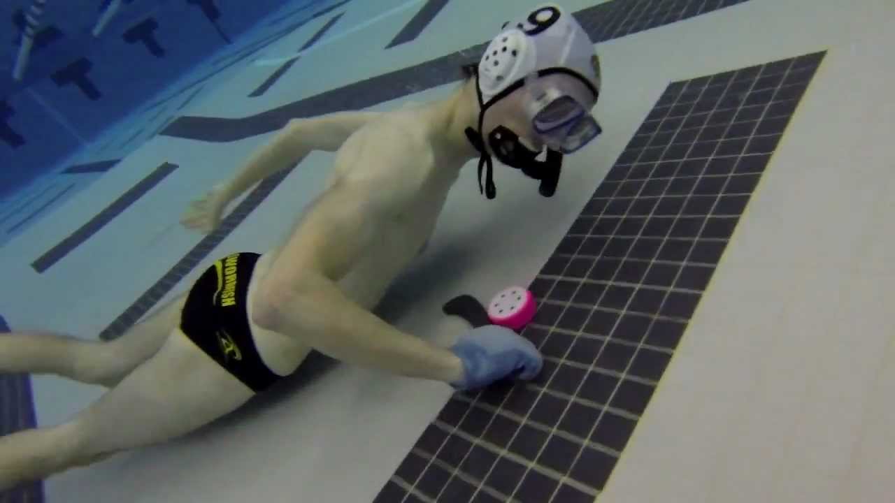 First Person Underwater Hockey