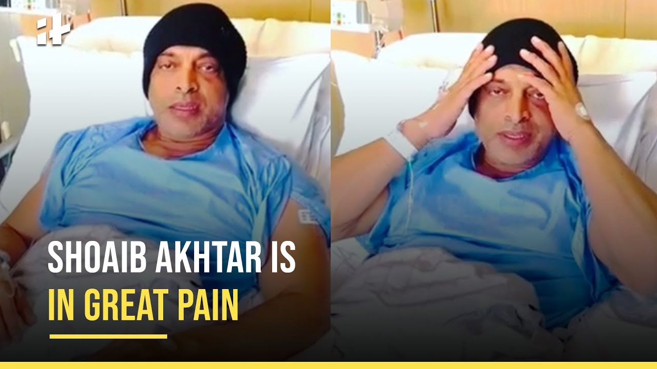 Shoaib Akhtar Posts Emotional Video For Fans From Hospital
