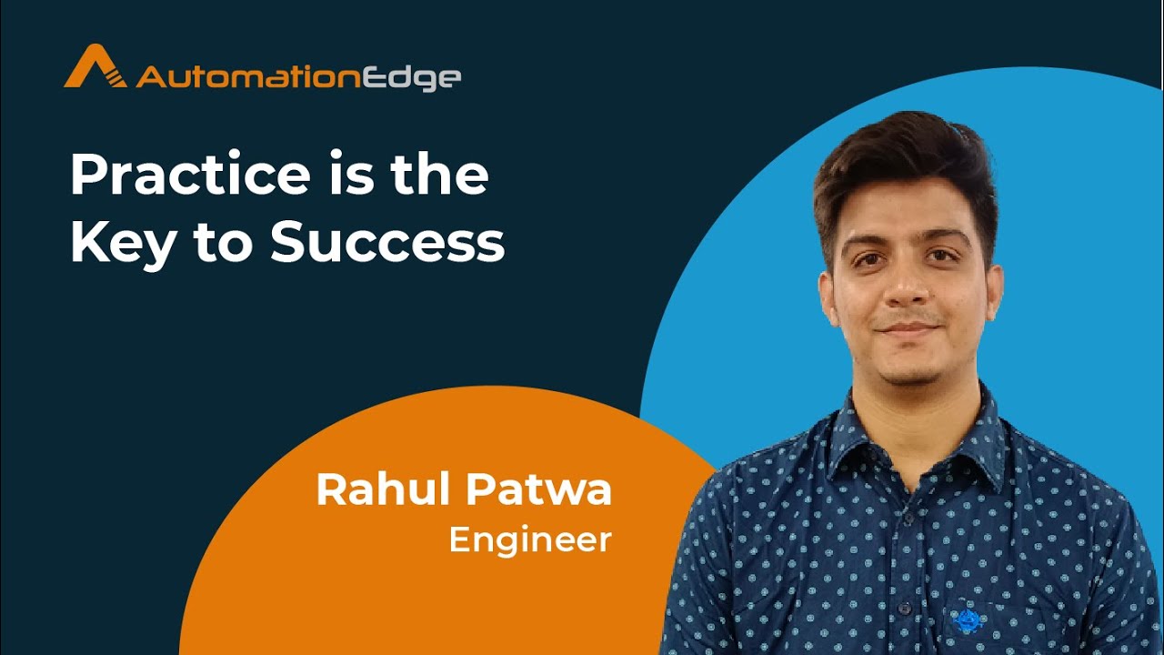 Rahul Patwa, Engineer at AutomationEdge