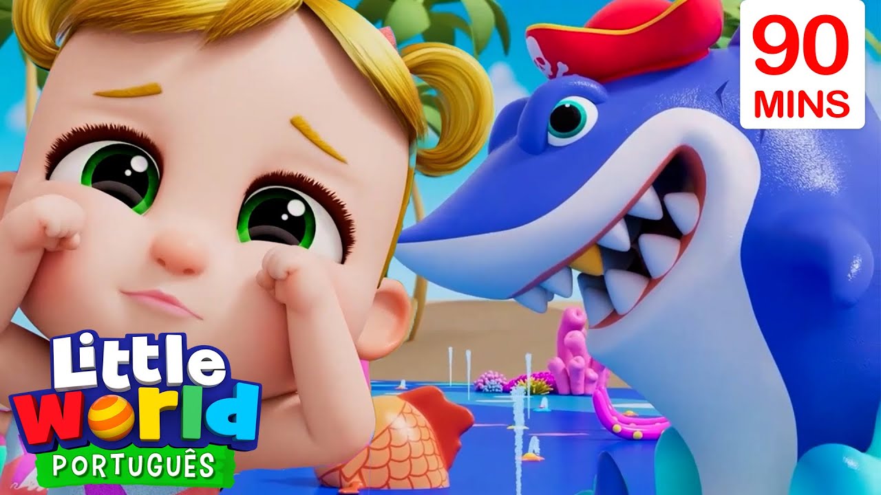 Dança do Bebê Tubarão 🦈 | O Mundo de Nina e Nico - Little World Português