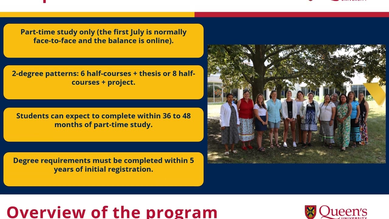 Master of Education in World Indigenous Studies in Education program at Queen's Univeristy