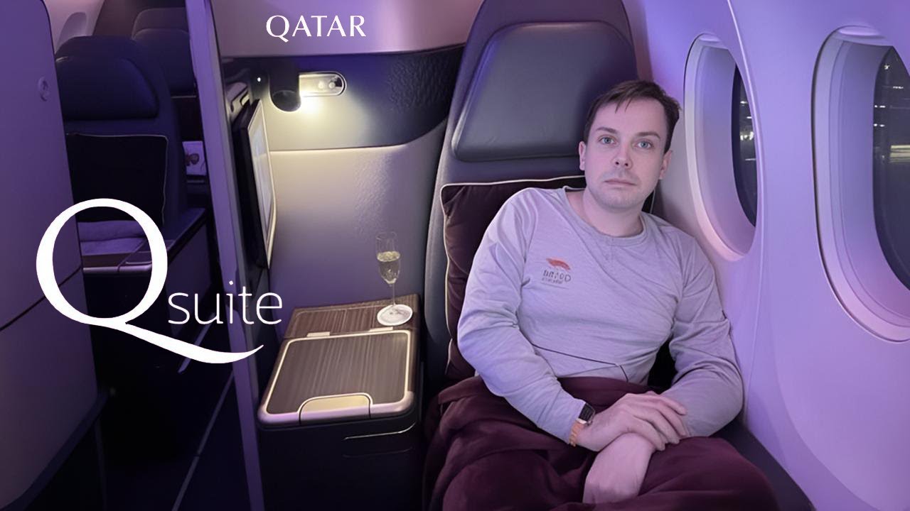 Qatar Airways QSuite: A350-1000 Business Class - Manchester to Doha 2025