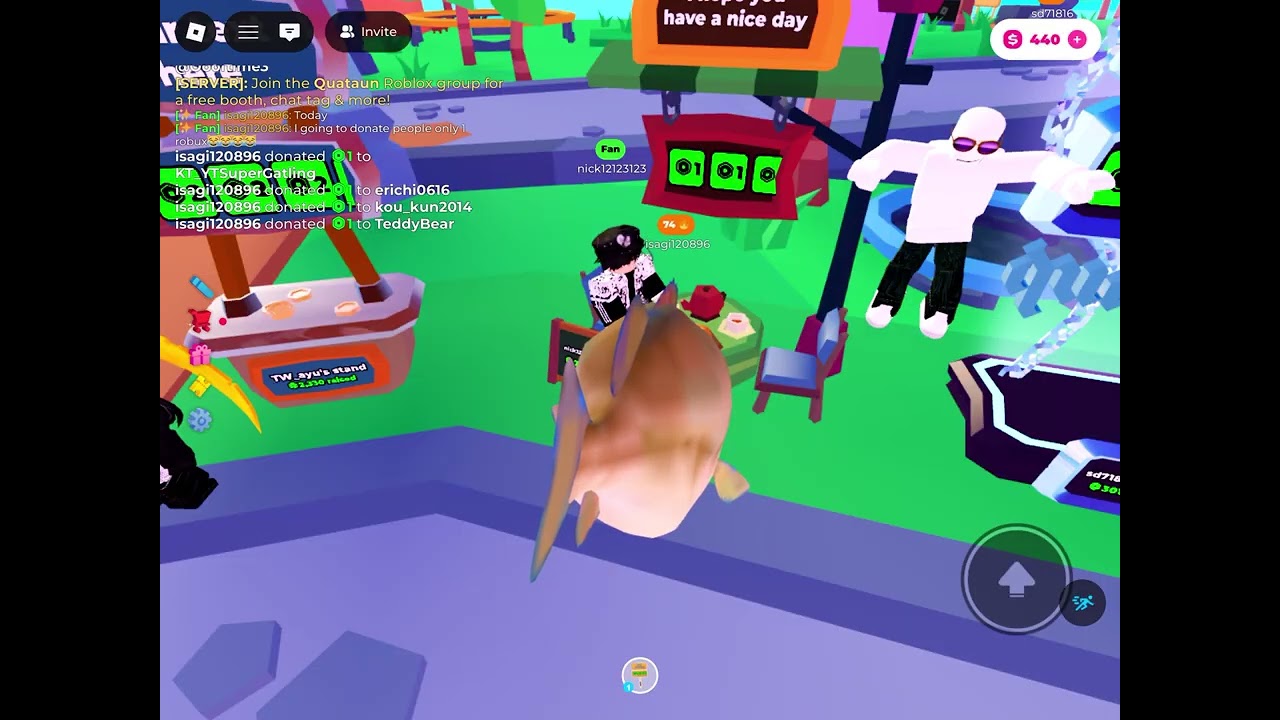 Donating everyone only 1 robux😂😂😂😂😂😂