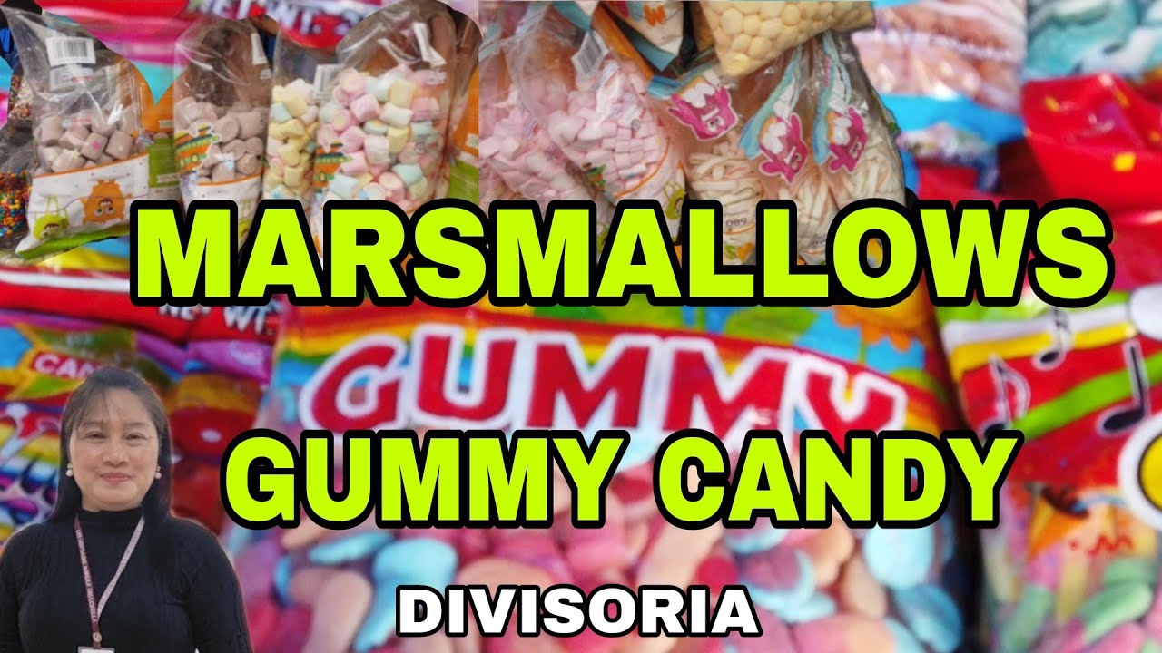 BILIHAN NG MGA CANDIES PANG NEGOSYO  GAYA NG GUMMY CANDY, MARS ALLOW, SA DIVISORIA
