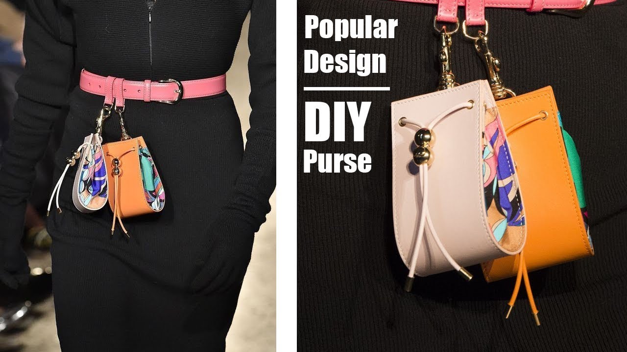 FAB DIY MINI BELT POUCH BAG // Fashion Design Mini Purse Bag