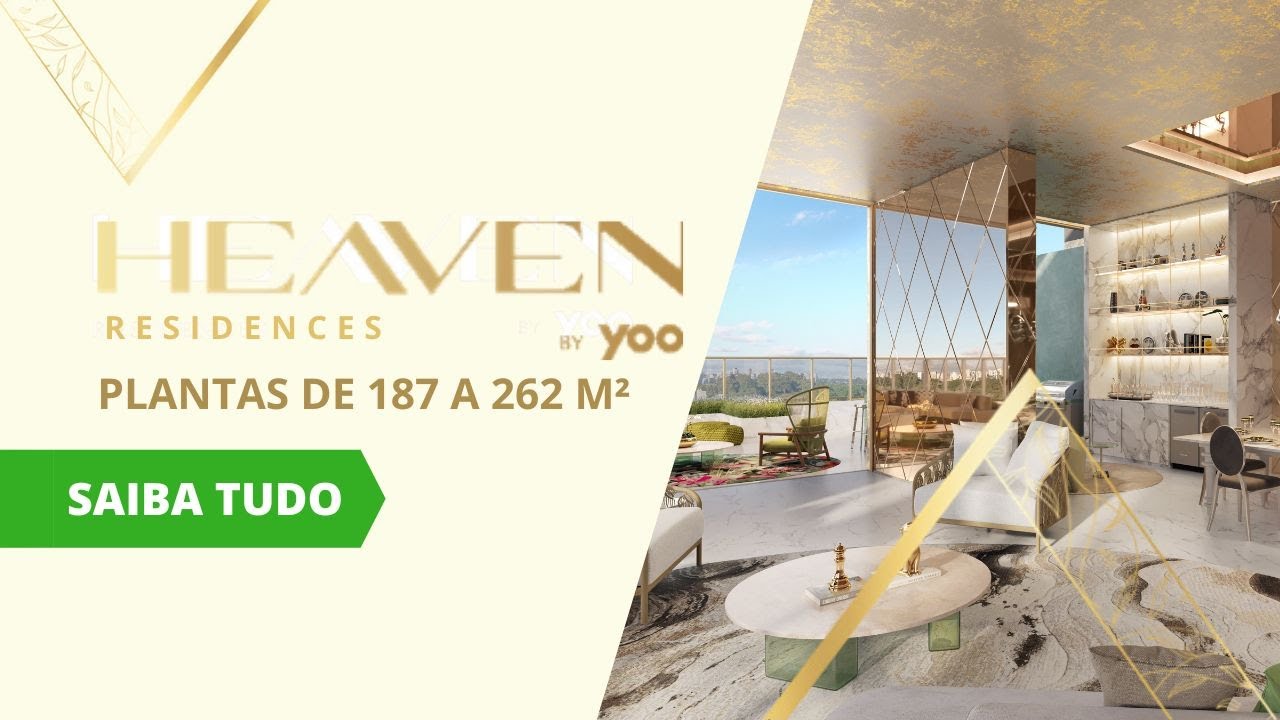 HEAVEN By Yoo Residences → Novo 🚀 Lançamento na Bela Vista