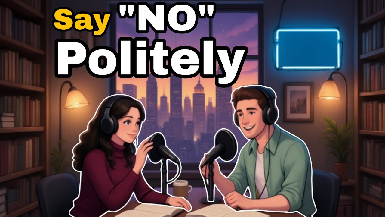 🤔How to Say "NO" in ENGLISH - Podcast For Speaking Fluency