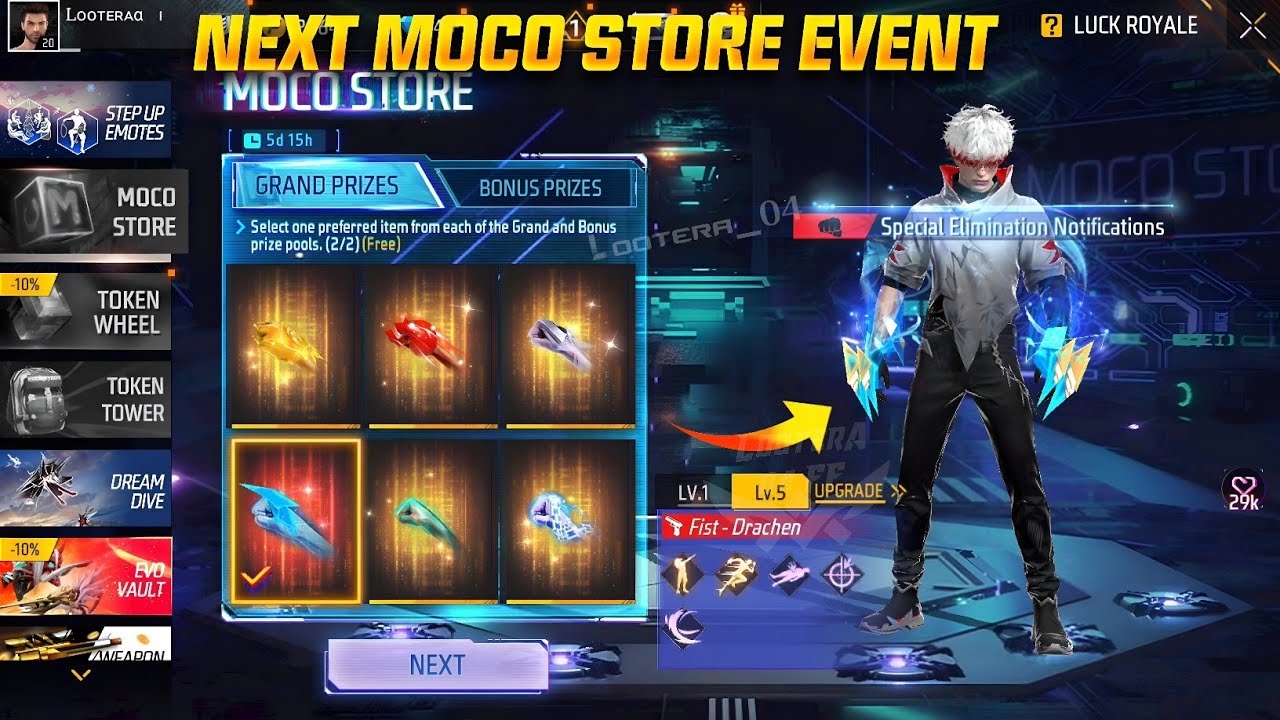 Next Moco Store (Confirm Date) 💥🤯 | Evo Fist Skin Return Ff | Free Fire New Event | Ff New Event