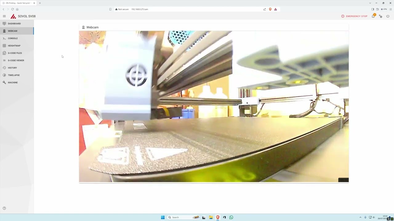 Sovol SV08 failed at playing a tune Quick Test 3D print