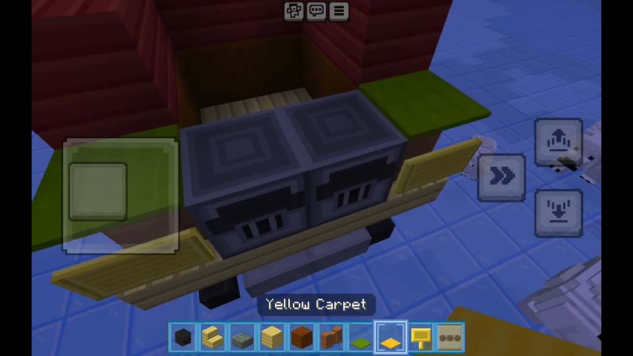 How to build a cheeseburger car in minecraft