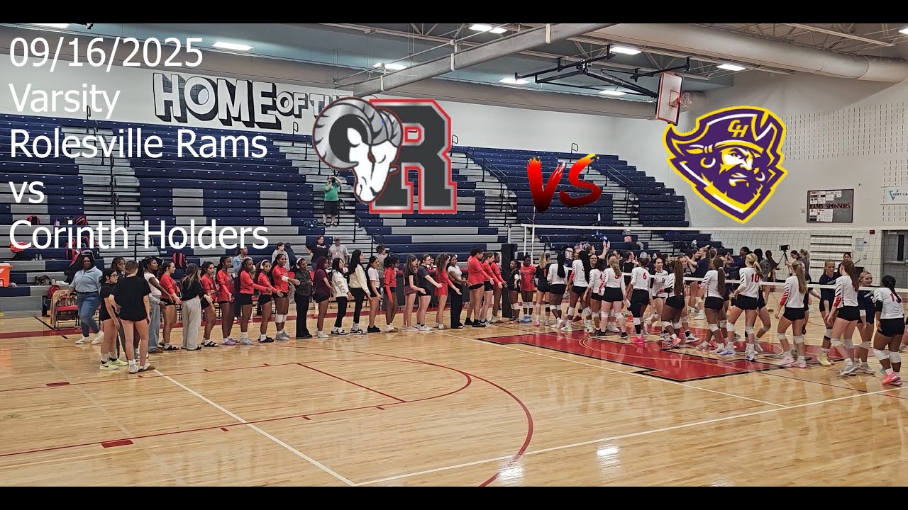 12th Varsity Volleyball Game 2025 Season | High School | Rolesville Rams vs Corinth Holders Pirates