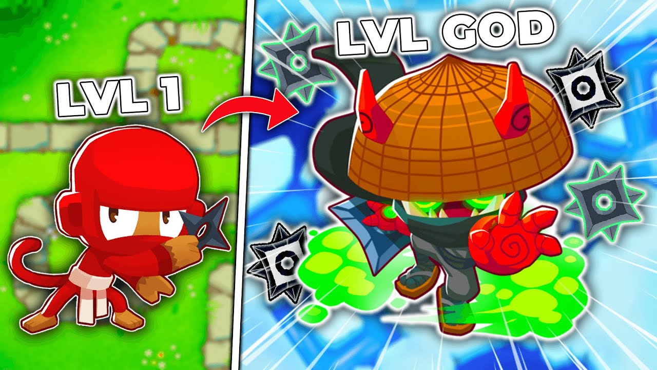 I EVOLVED a GODLY NINJA PARAGON in btd6