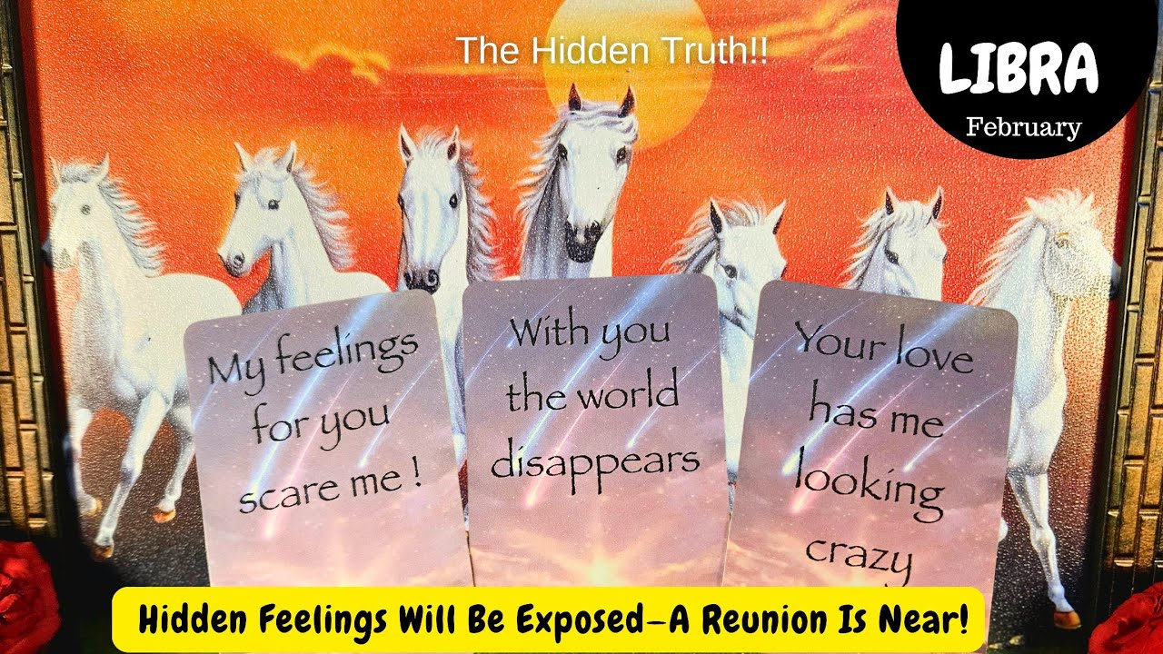 Libra ♎️ Their Hidden Feelings Are About to EXPLODE.They Can't Fight This Attraction ANY LONGER! Feb