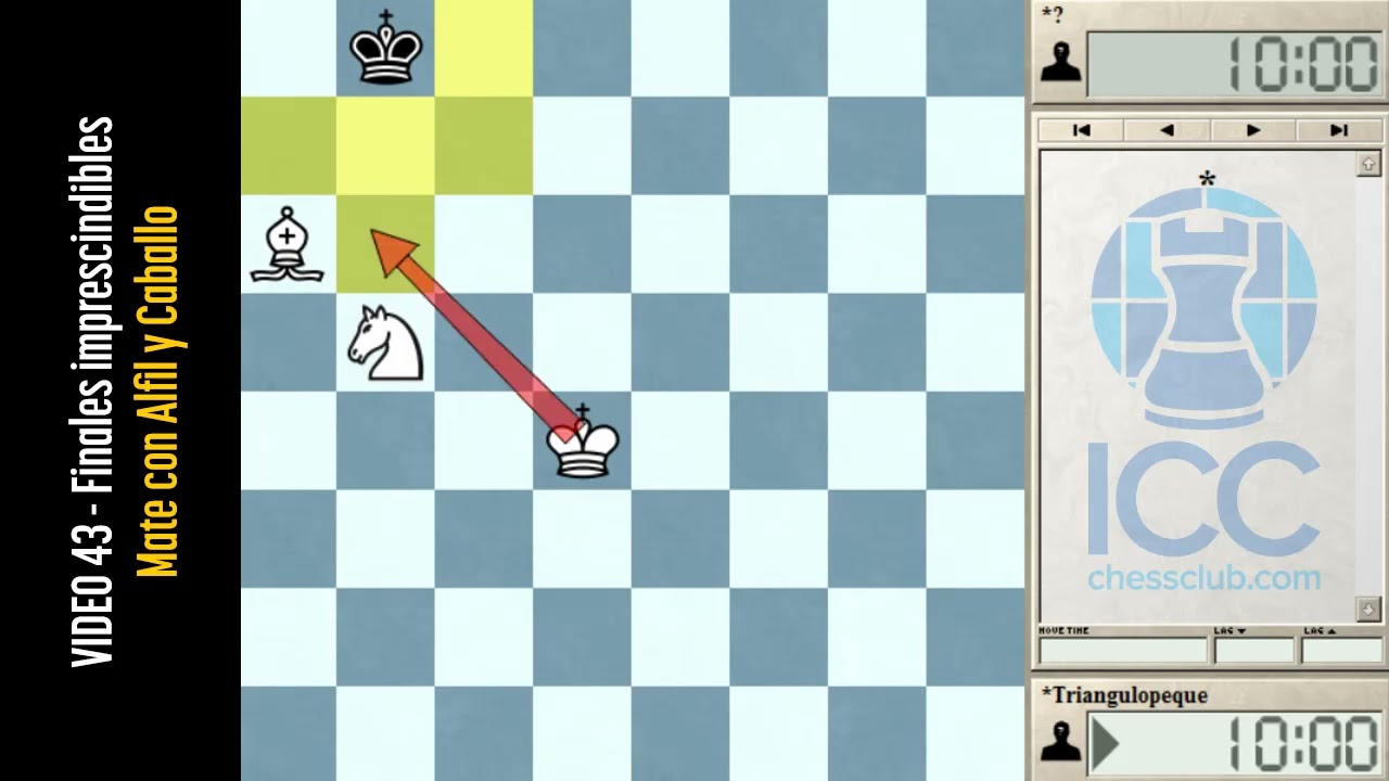 Video 43 - Mate con Alfil y Caballo - Finales imprescindibles.