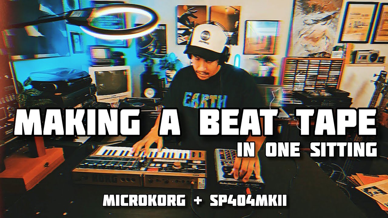 Making A Beat Tape In One Sitting [Microkorg + SP-404MKII Only]