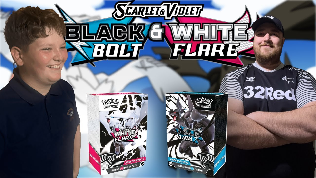 First Time Opening Black Bolt & White Flare Booster Bundles 