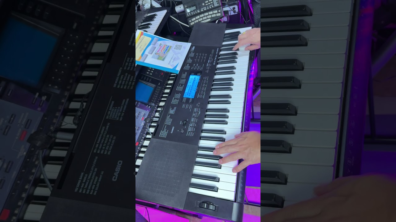 🎹Casio CTK-5200 เสียงแชมป์จังหวะไทยอีสาน 7,900 ส่งฟรี สนใจติดต่อครูเที่ยง 081-5747015
