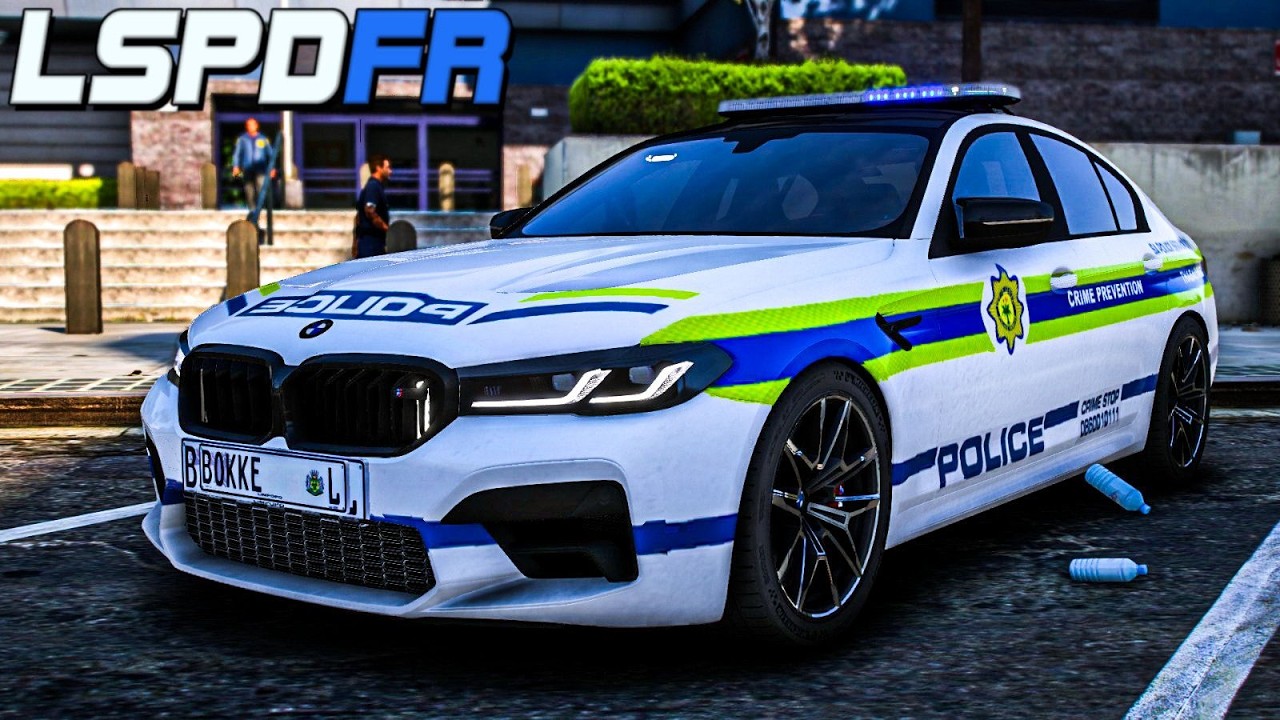 GTA Mzansi &mdash; Патрулирование города на SAPS BMW M5 становится НАПРЯЖЕННЫМ 😳🚨 | LSPDFR | Эп.67