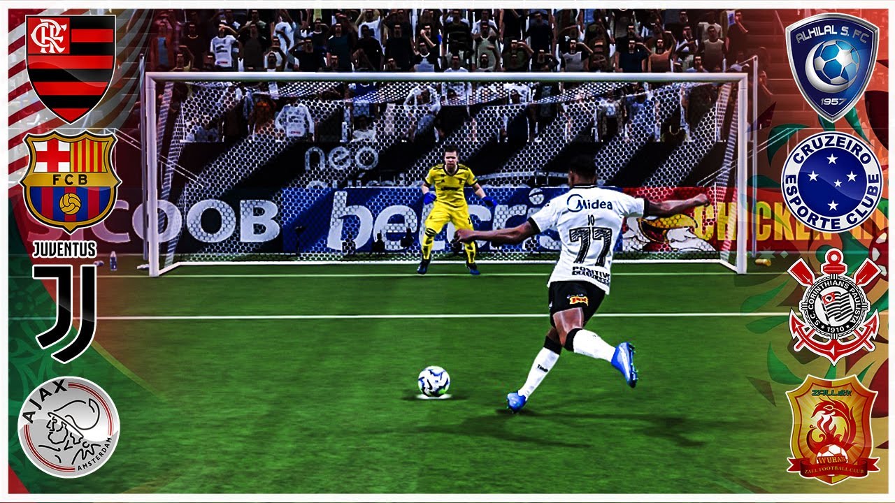 MUNDIAL DE PENALTIS CHEGA NAS QUARTAS COM CORINTHIANS, FLAMENGO, JUVENTUS E BARCELONA!! PES2021