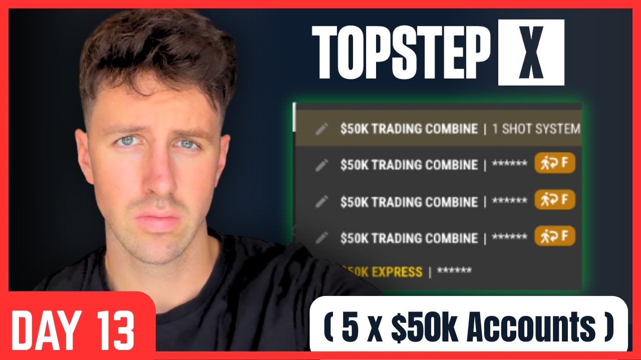 DAY 13: ATTEMPTING MAX ALLOCATION ON TOP STEP (5x $50K ACCOUNTS) BREAKOUTS STRATEGY UNMATCHED