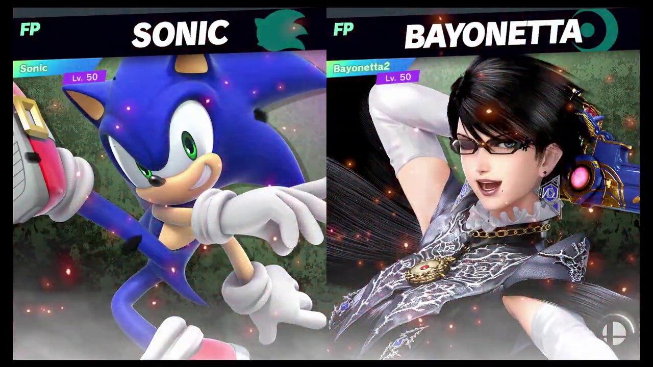 Super Smash Bros Ultimate Amiibo Fights Request #1366 Sonic vs Bayonetta