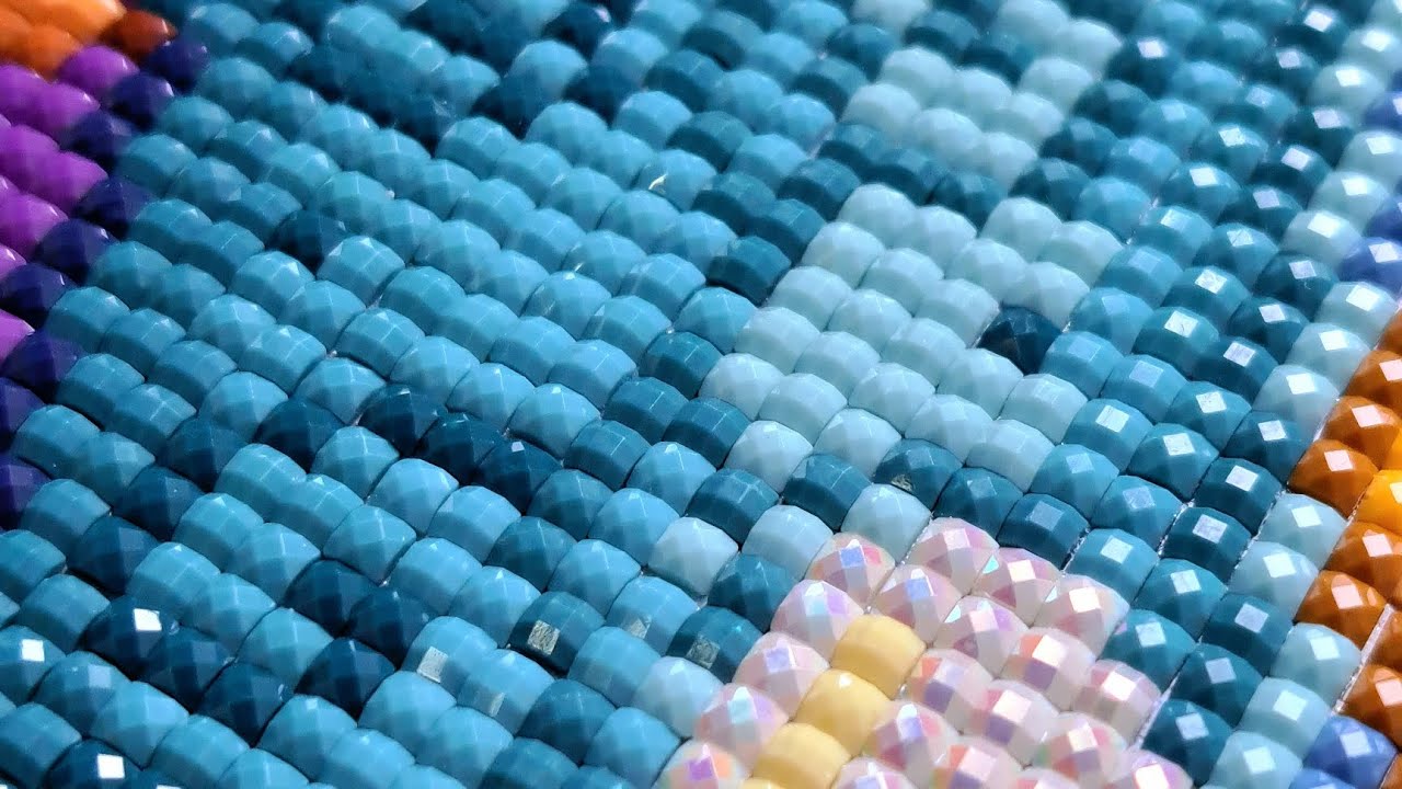 ASMR Ultimate Satisfying Relaxing Diamond Painting -No Talking - Real Time
