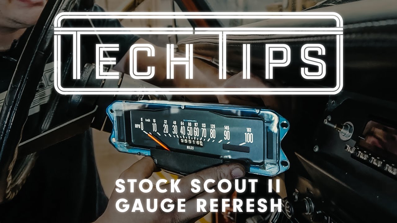 TECH TIPS: How to Test/Refresh  Your Gauges On Your International Scout II!