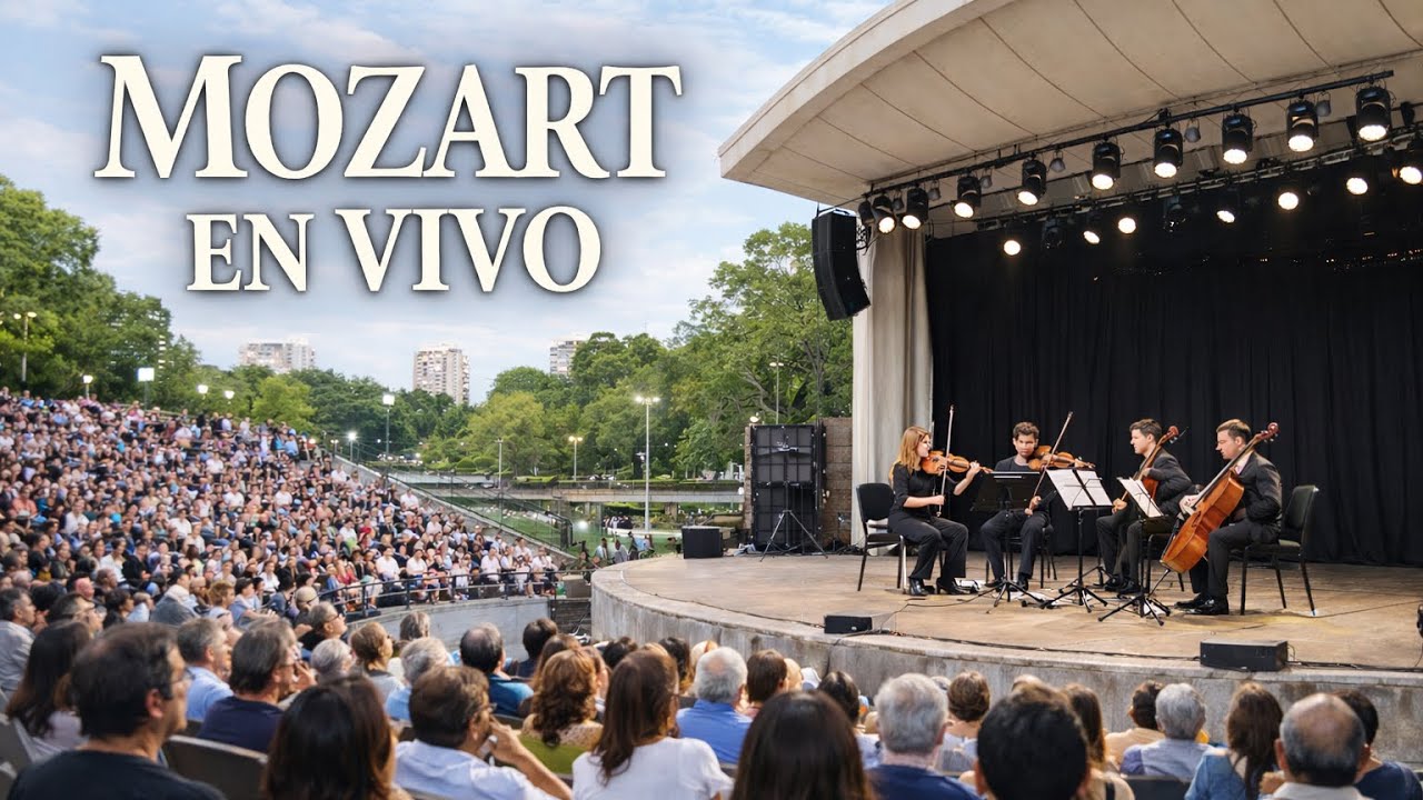 Mozart en vivo en Buenos Aires 🎼 | Concierto en el ANFI del Parque Centenario 