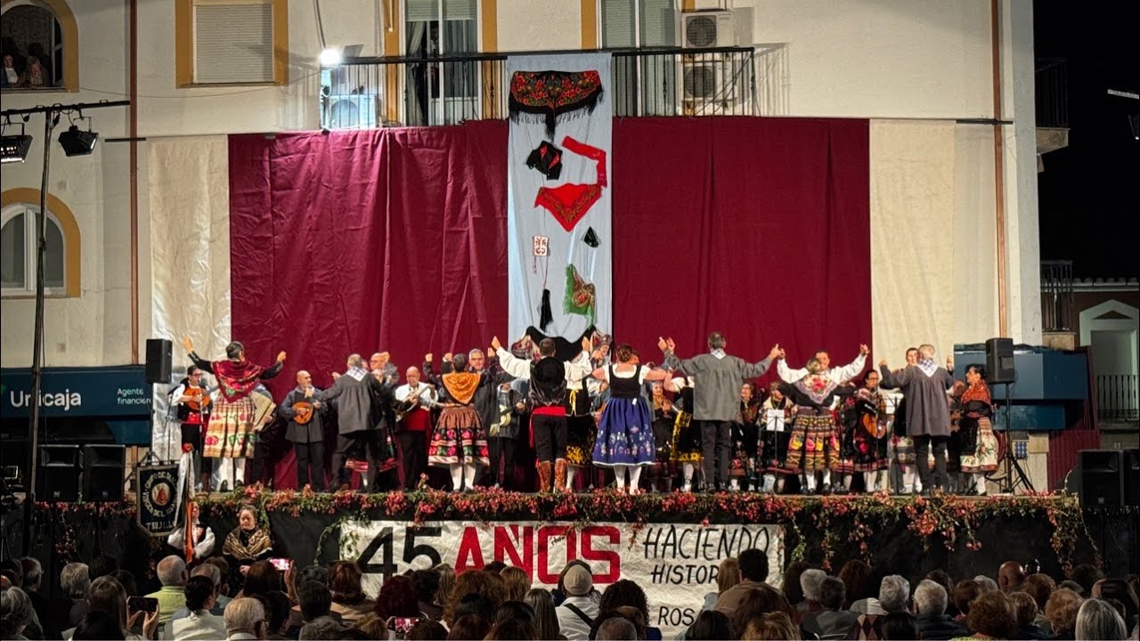 Despedida Acto 45º Aniversario Coros y Danzas Virgen del Rosario de Huertas de Ánimas