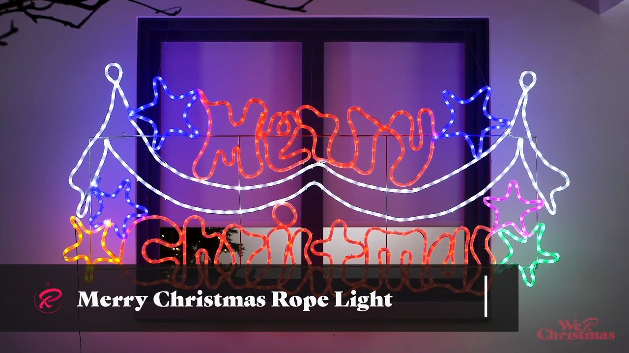 Merry Christmas Rope Light