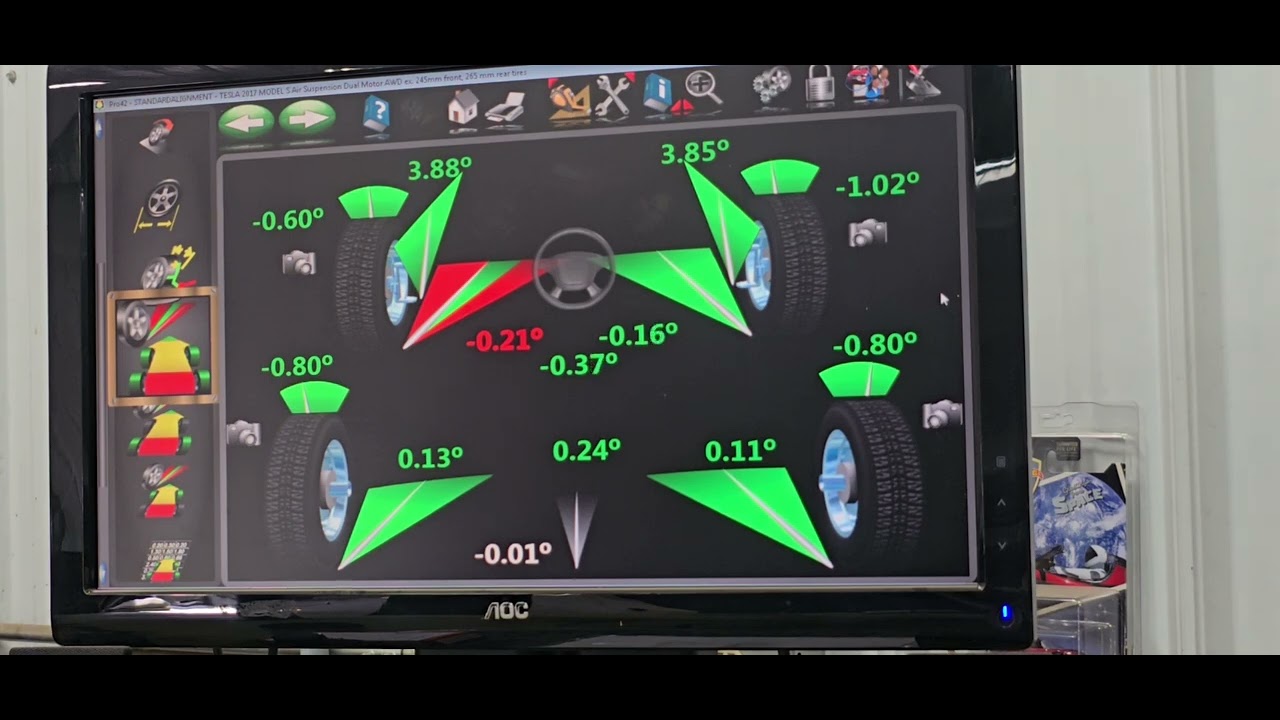 Tesla Model S alignment 