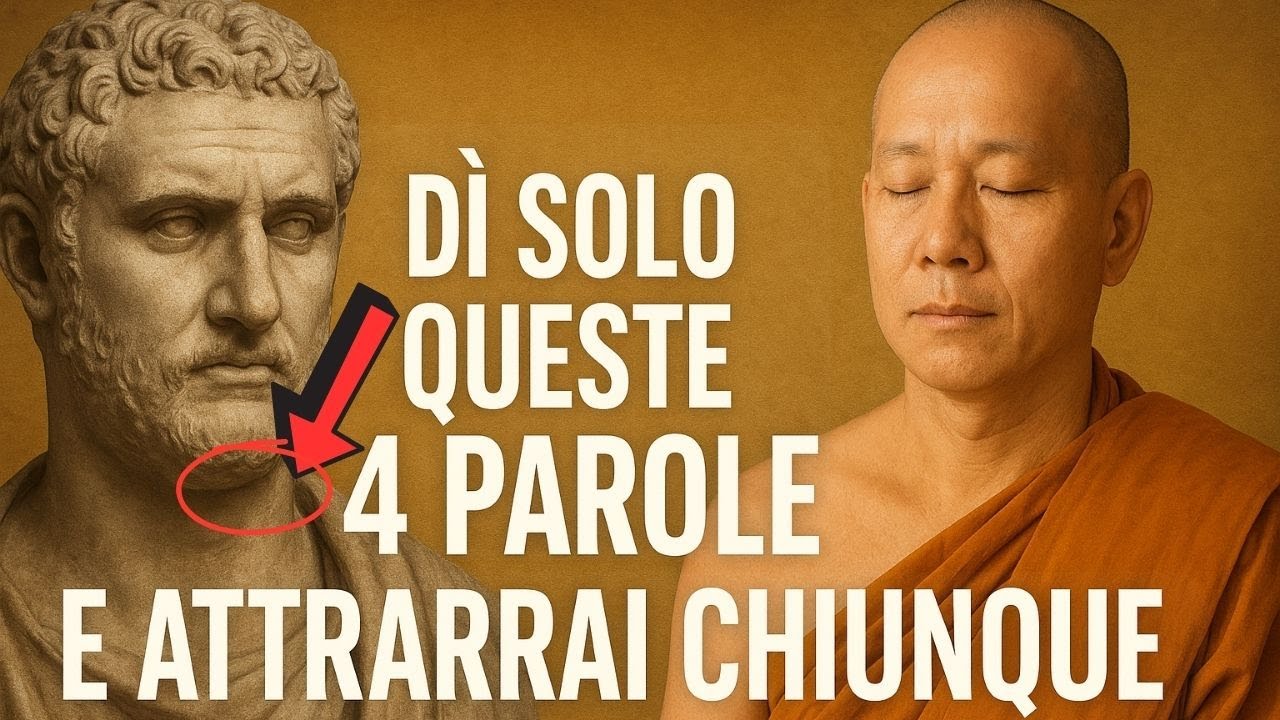 D&Igrave; SOLO QUESTE 4 PAROLE E ATTRARRAI CHIUNQUE | Saggezza Stoica e Buddismo
