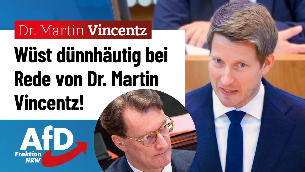Warum so nerv&ouml;s, Herr W&uuml;st? &ndash; Dr. Martin Vincentz (AfD)