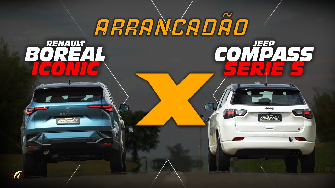 RENAULT BOREAL x JEEP COMPASS NO ARRANCADÃO! Qual SUV de R$ 200 MIL anda mais rápido na reta?