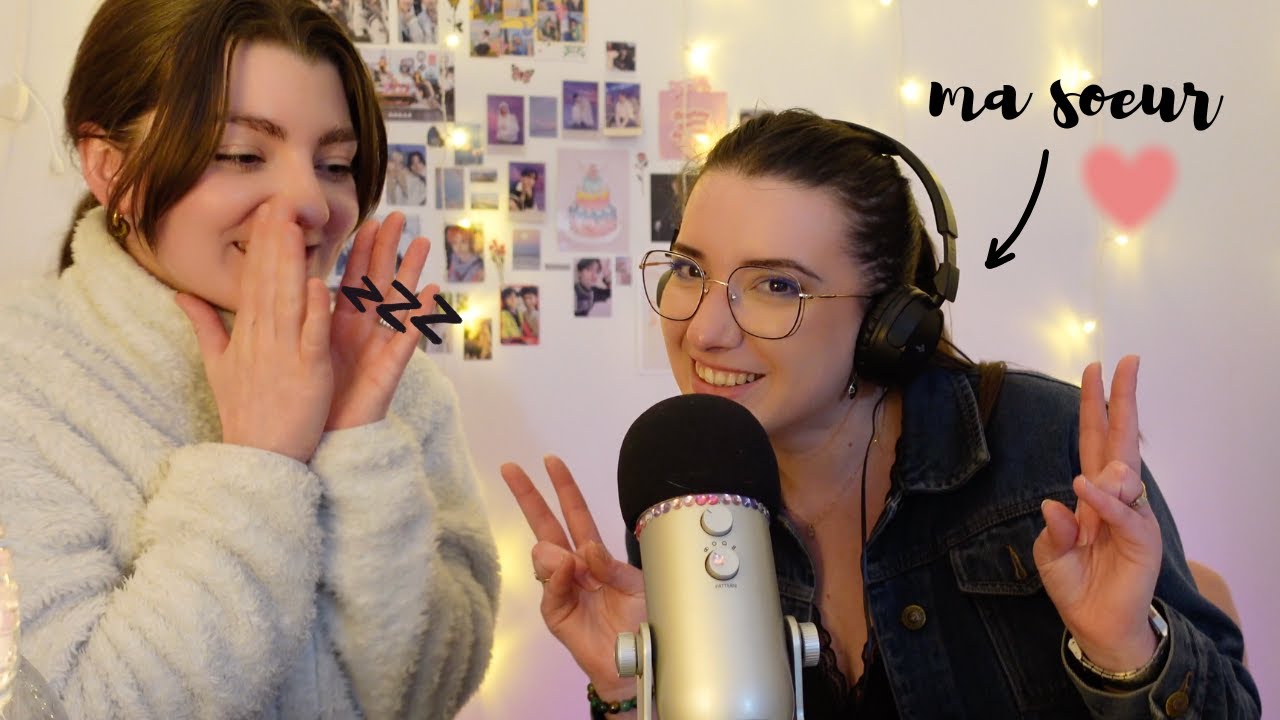 ASMR︱Ma soeur test l'ASMR pour la première fois ! (Incroyable😍)