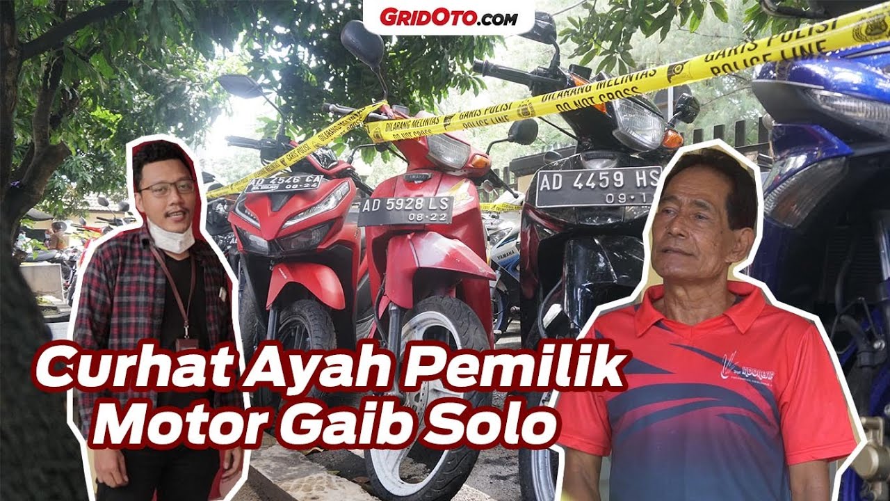 Motor Gaib Solo, Berawal dari Salah Sangka, Motor Dagangan Milik Anaknya Disita Polisi