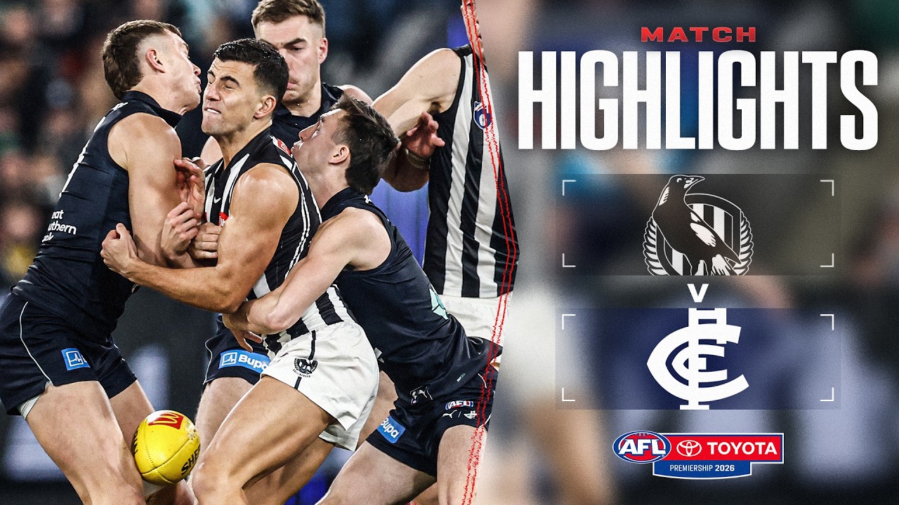 Collingwood v Carlton Highlights | Round 19, 2026 | AFL