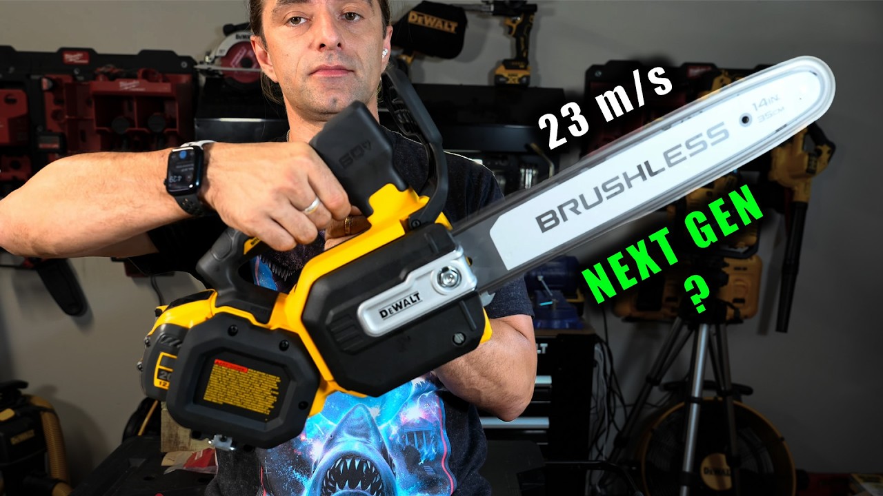 Новое поколение аккумуляторных цепных пил DeWALT DCCS674 - обзор и тест