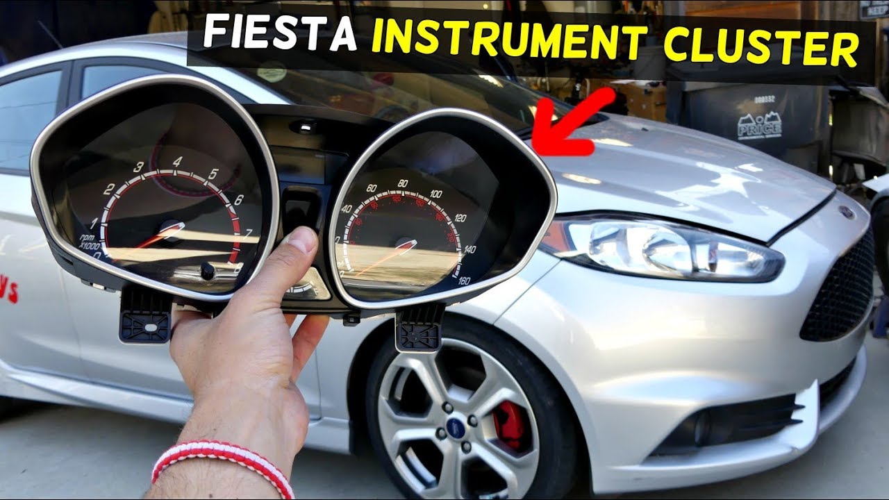 FORD FIESTA INSTRUMENT CLUSTER REMOVAL REPLACEMENT MK7 ST