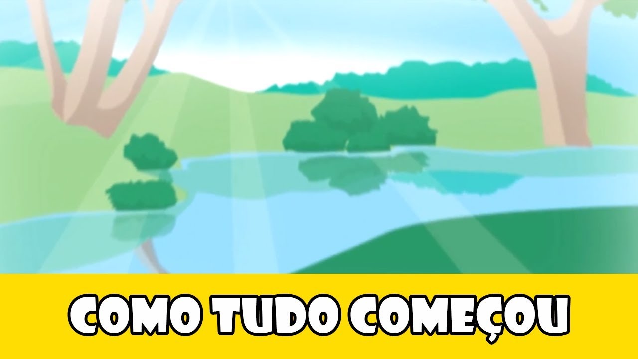 DESENHOS BÍBLICOS - COMO TUDO COMEÇOU: A CRIAÇÃO DO MUNDO