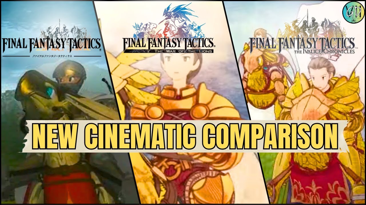 NEW Final Fantasy Tactics Ivalice Chronicles Opening vs 1997 PS1 & 2007 PSP War of the Lions