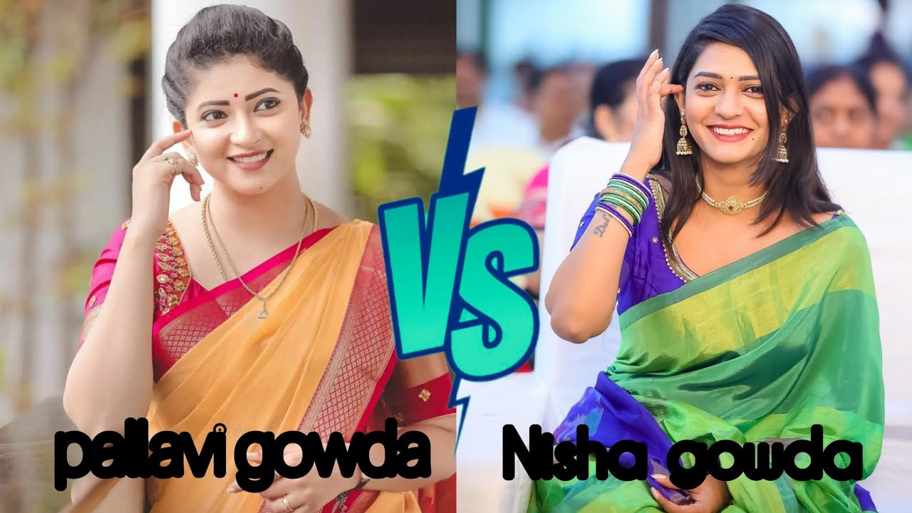 Pallavi gowda🆚Nisha gowda | Comparison | #biography #pallavigowda #Nishagowda #nindunoorellasaavasam