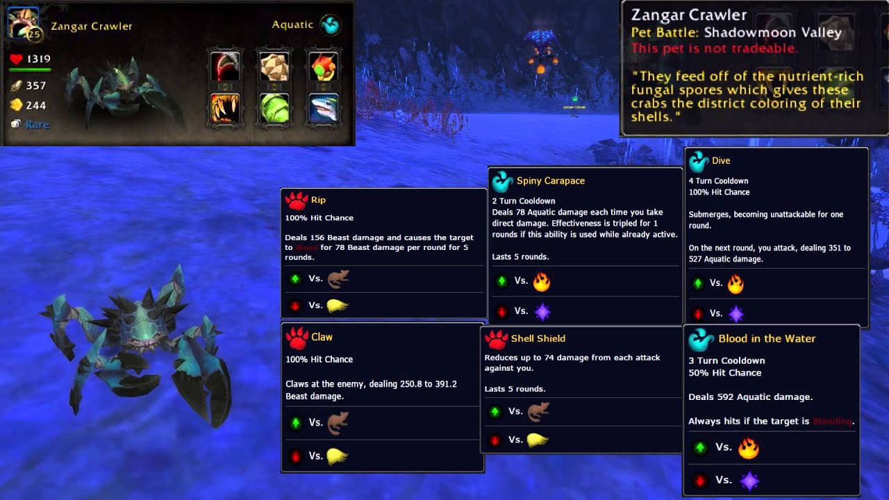 Wild Battle Pets of Shadowmoon Valley - Draenor Safari Guide