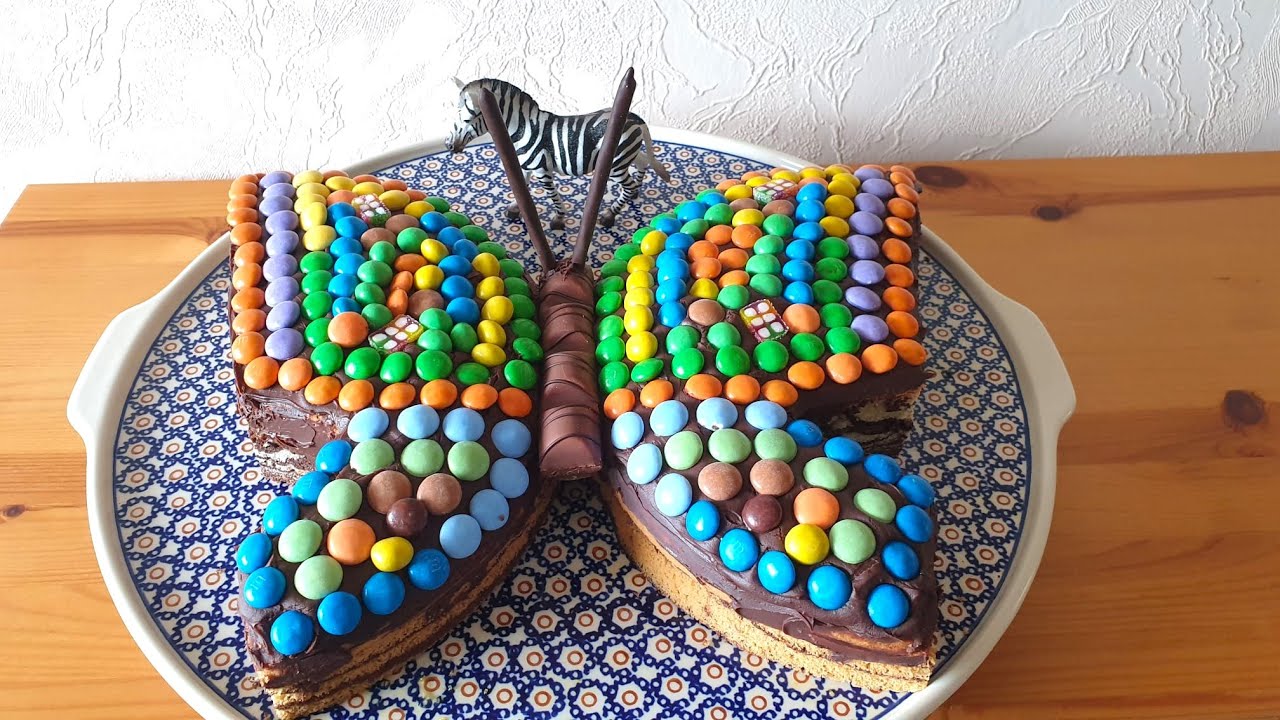 Schmetterlings- Zebrakuchen, anfängerfreundlich