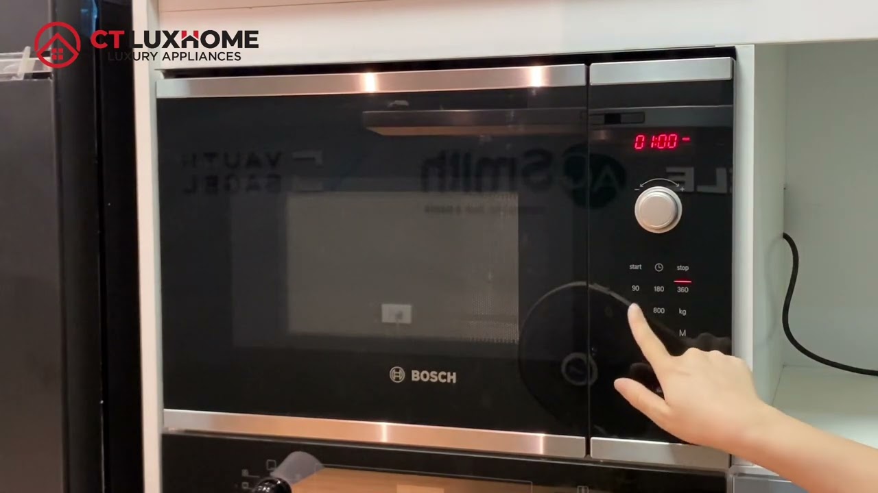 Hướng dẫn cách sử dụng lò vi sóng Bosch