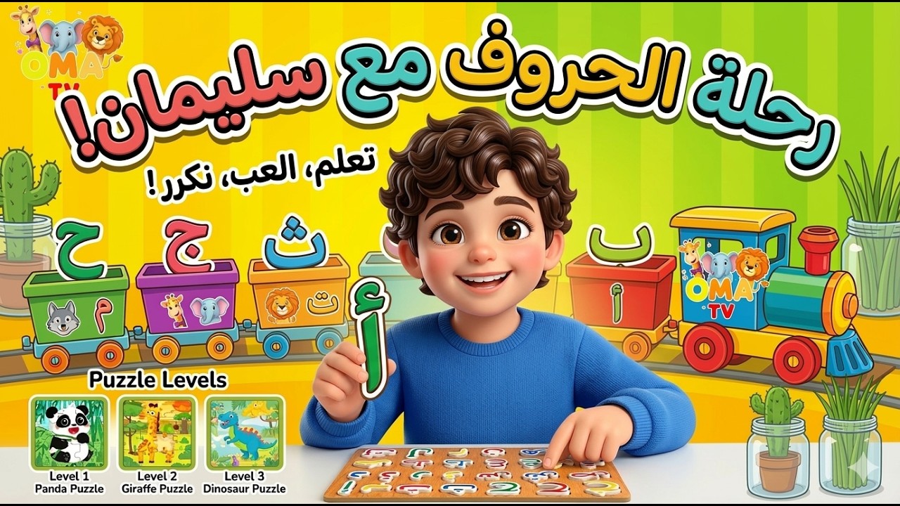 الحروف العربية للاطفال | تعليم الحروف الهجائية |Teaching Arabic letters