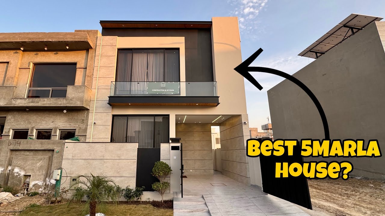 Inside the Most Luxury 5Marla Designer House For Sale in Dha Lahore